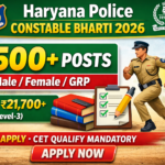 Haryana Police Constable Bharti 2026